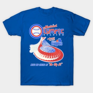 Defunct Montreal Expos Olympic Stadium T-Shirt